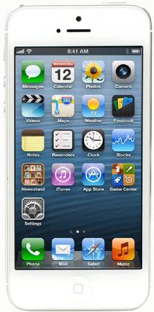 Смартфон Apple iPhone 5 32Gb White & Silver - Луховицы