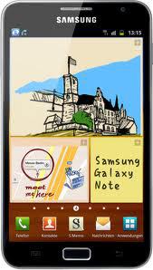 Смартфон Samsung Galaxy Note GT-N7000 Blue - Луховицы