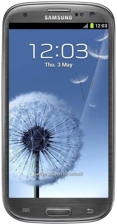 Смартфон Samsung Galaxy S3 GT-I9300 16Gb Titanium grey - Луховицы